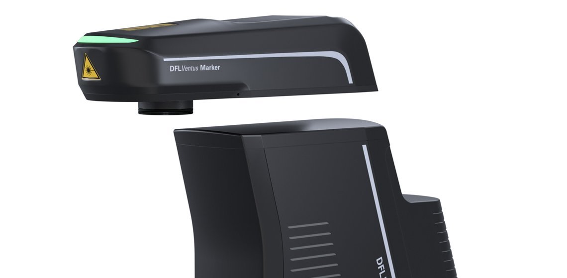 Der Faserlaser DFLVentus Marker Business eignet sich für anspruchsvolle Applikationen mit variabler Pulsbreite (MOPA Laser).
