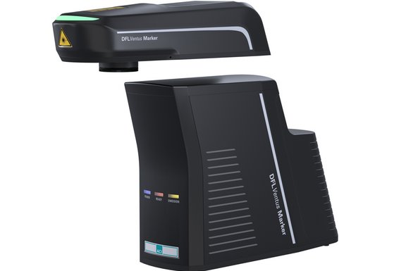 Le laser fibré DFLVentus Marker Business est idéal pour les applications exigeantes avec une largeur d'impulsion variable (laser MOPA).