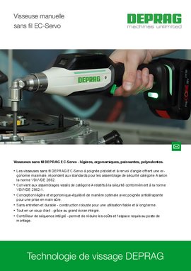 Visseuse sans fil EC-Servo