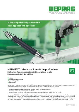 Visseuse à butée de profondeur MINIMAT®-T