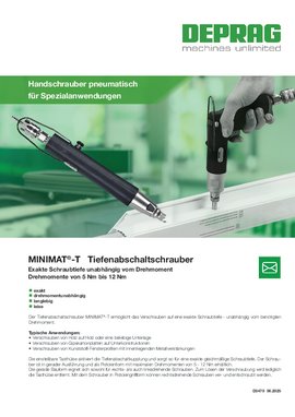 MINIMAT®-T Tiefenabschaltschrauber