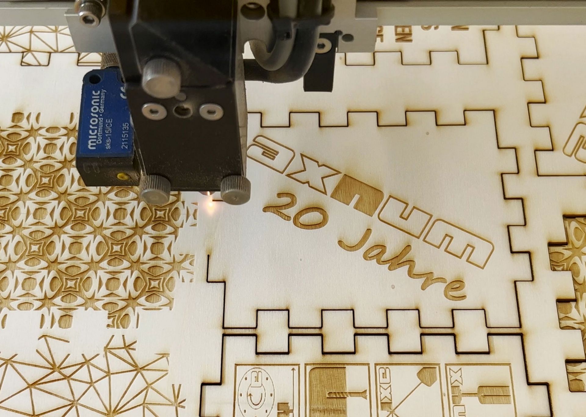 Laser Cutter für Holz Laserschneiden und Lasergravieren AxNum