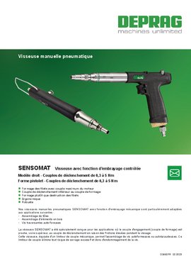 Prospectus visseuse SENSOMAT®