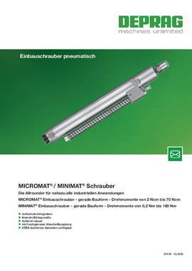 Pneumatischer Einbauschrauber MICROMAT® (D3130)