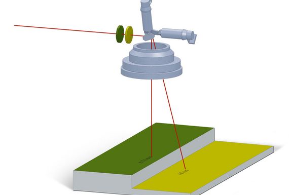 Der Focus Shifter ist ein im Lasersystem integriertes Tool, welches die Fokuslage bei Werkstücken mit unterschiedlichen Höhen ausgleicht.