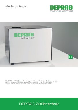 DEPRAG Mini Screw Feeder