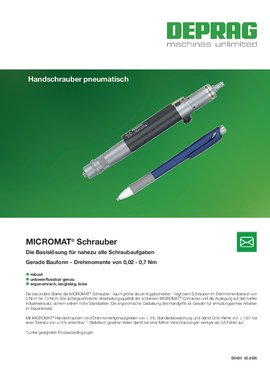 Pneumatischer Handschrauber MICROMAT® (D3420)