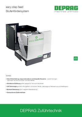 Stufenförderer eacy step feed (D3835)