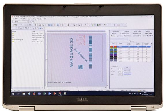 Software für Standalone-Betrieb und Anschluss an eine SPS einer Produktionslinie.