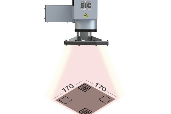 Die Lasermarkierung und das Auslesen der Codes können auf zahlreichen Materialien und bei schwierigen Oberflächen erfolgen.