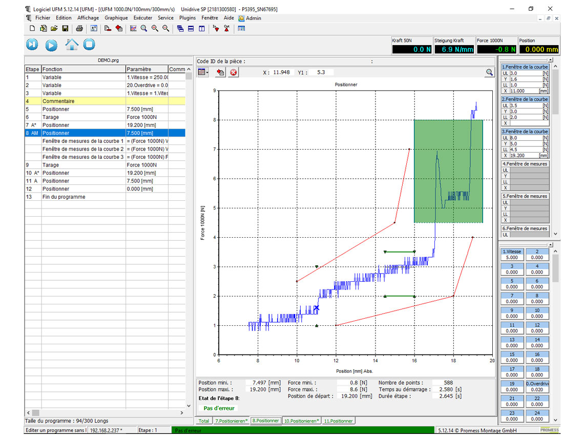 Logiciel PROMESS UFM V5