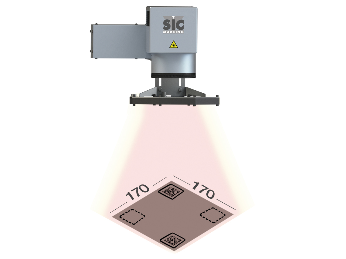 Die Lasermarkierung und das Auslesen der Codes können auf zahlreichen Materialien und bei schwierigen Oberflächen erfolgen.