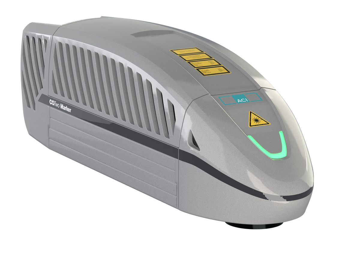 Der Co2 Laser COTwo Marker ist besonders geeignet für die Bearbeitung von Kunststoffen, Glas, Holz oder Leder.