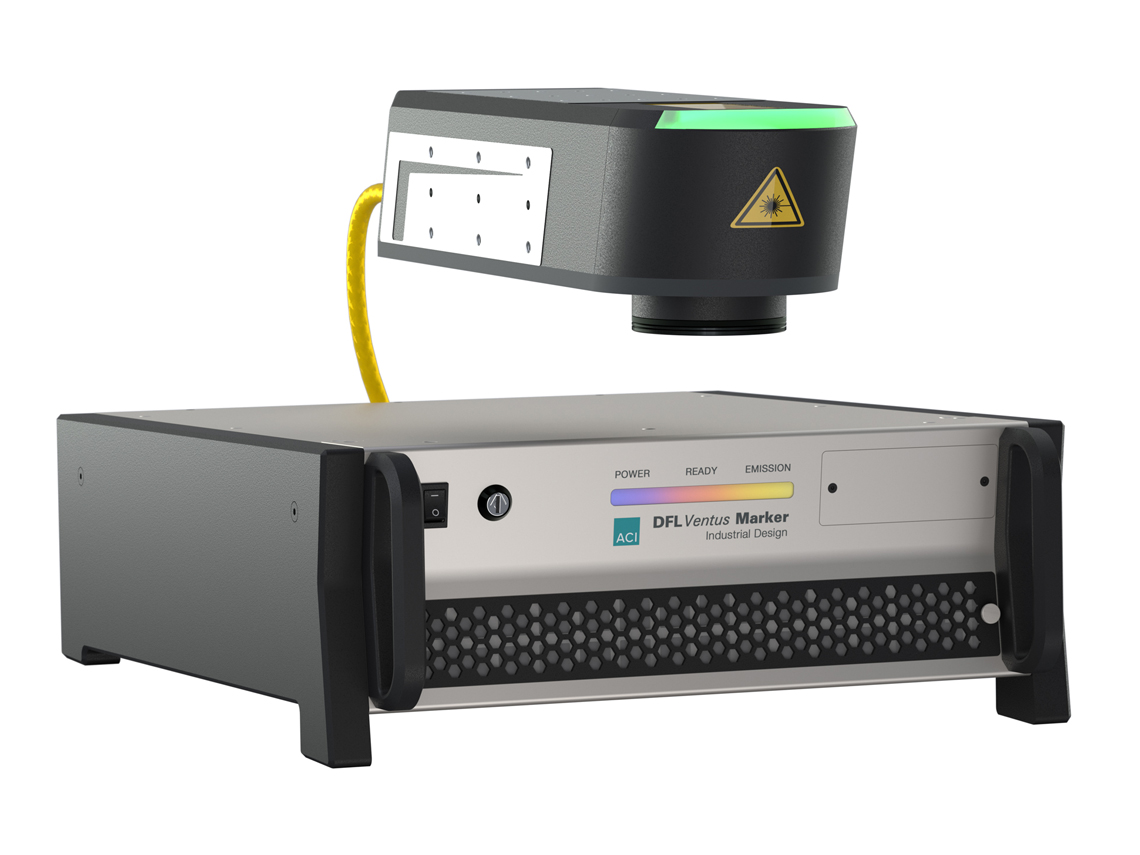 Das kompakte Faserlasersystem wurde speziell für das industrielle Umfeld und den Einsatz in Produktionslinien konzipiert.