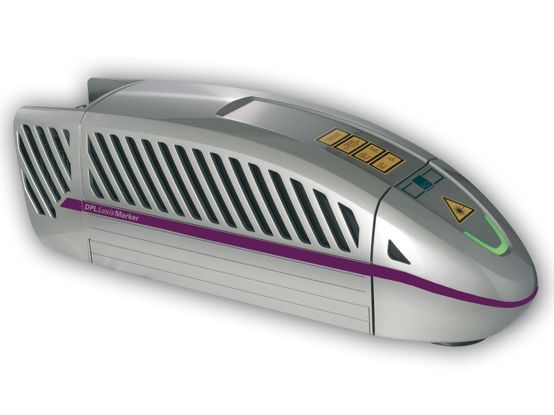 Der DPLLexis Marker ist für die Beschriftung von Kunststoff und Glas geeignet