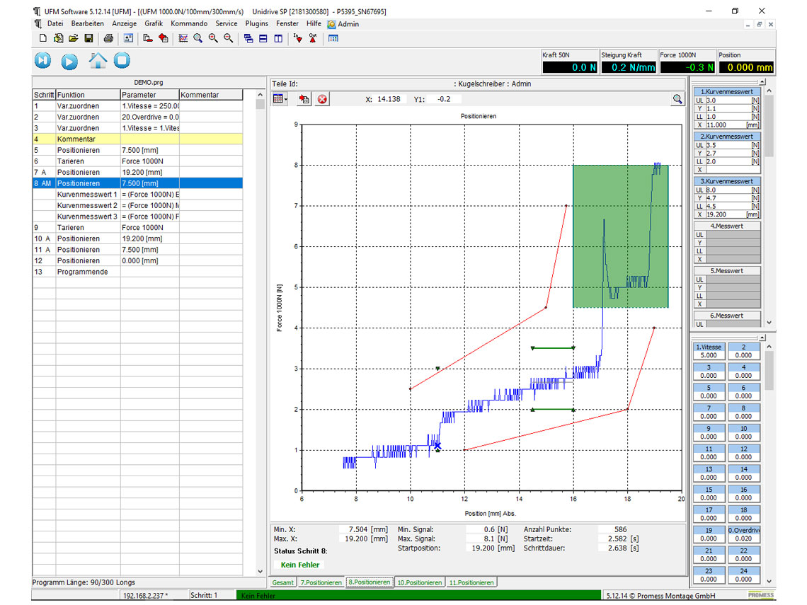Software PROMESS UFM V5